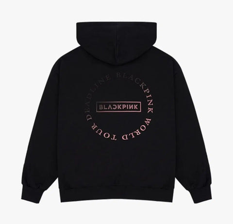 Blackpink Deadline Hoodie Zip-Up Black L
