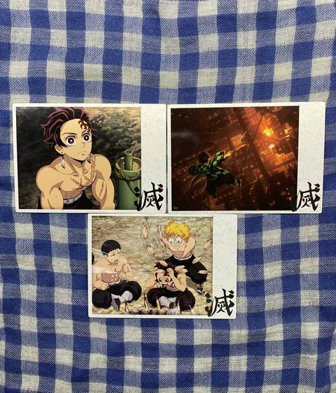 Demon Slayer Kimetsu no Yaiba CGV Collecting Card Kamado Tanjiro Agatsuma Zenitsu Set