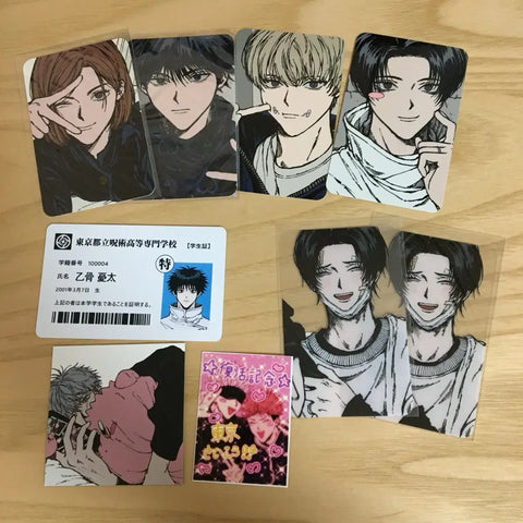 Jujutsu Kaisen unofficial goods, photocard, ID photo, Gy-nim, all together