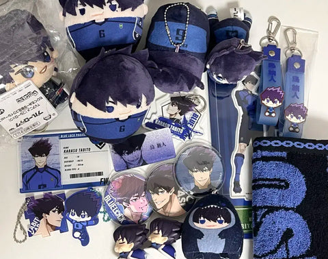 Blue Lock Karasu Tabito Goods Bundle Sale/Trade/Transfer Nui Acrylic Can Badge Kuji