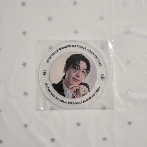 SEVENTEEN Wonwoo This Man Acrylic Coaster Transfer