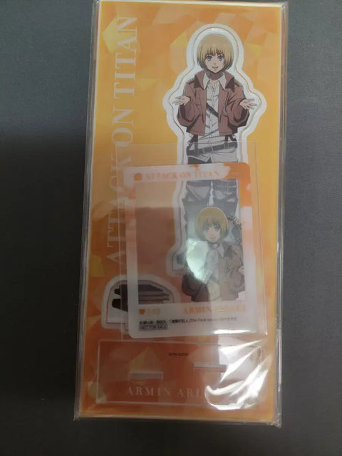 Unopened) Attack on Titan Armin Chibi Squad Acrylic Stand, SNS Card