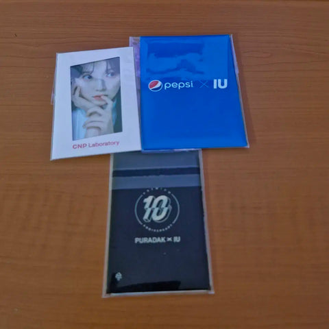 IU Photocard CNP Cha&Park Pepsi Puradak Poca Bundle