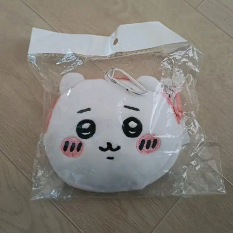 Chiikawa Small and Cute Face Doll Coin Purse Wallet Reel Pass Goods