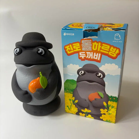 Jinro Dol Hareubang Toad Figure