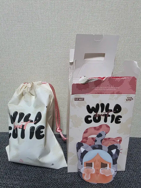 Crybaby Leopard Cat Denim Box Simple Opened Item