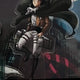 Authentic Attack on Titan Levi Wit Studio Popup Limited Exhibition Acrylic Stand