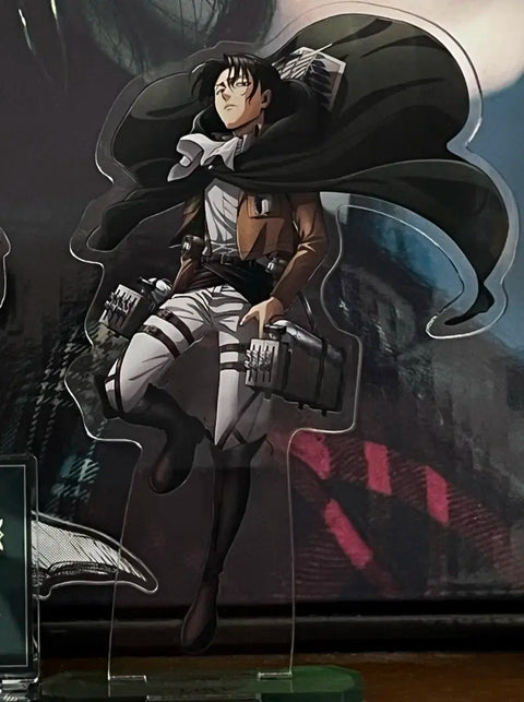 Authentic Attack on Titan Levi Wit Studio Popup Limited Exhibition Acrylic Stand