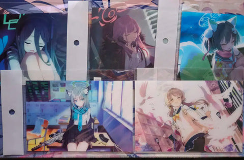 Selling Blue Archive Aniplus lenticular card.