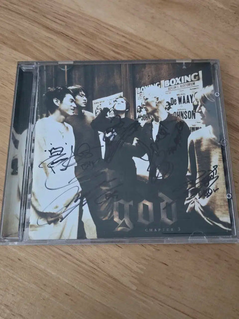 god (g.o.d) 3rd Album All Members' Autographed Album