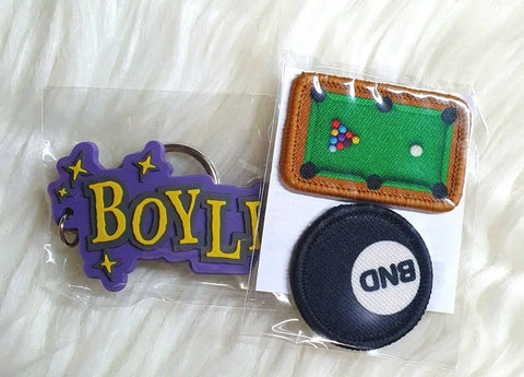 Bonedoc Japanese album boylife patch keyring transfer