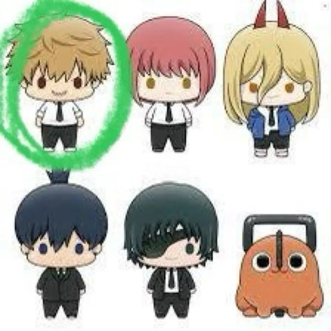 Opened but not displayed (Exhibition X) Chainsaw Man Chocoring Mascot Denji 0.7