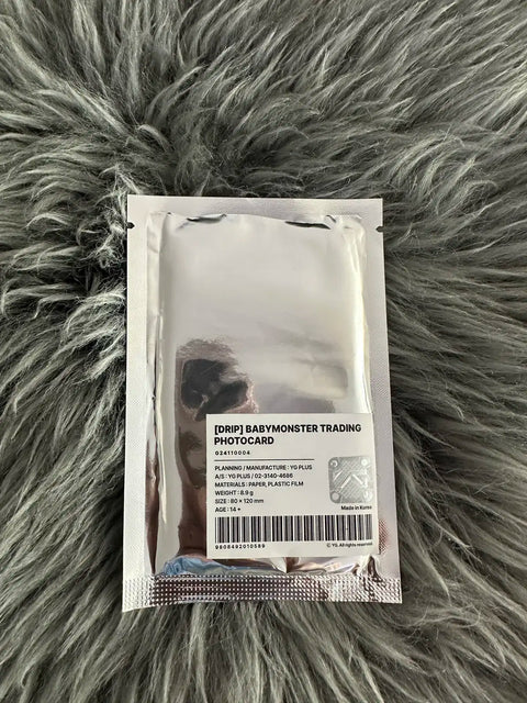 BABYMONSTER DRIP TRADING PHOTOCARD