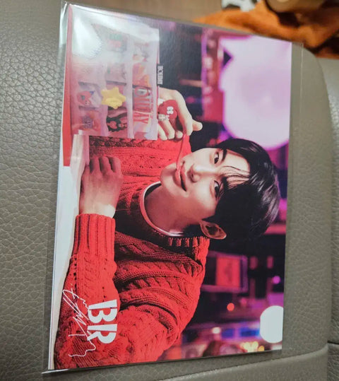 Byeon Woo-seok Baskin-Robbins BR postcard