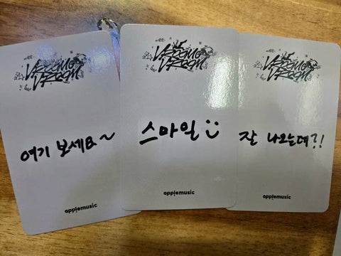 Lee Chang-sub Apple Music Video Call Fansign Unreleased Photocard Set of 3