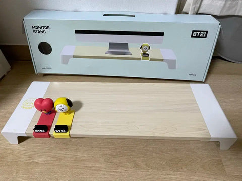 BTS Royche BT21 Monitor Stand with Figure