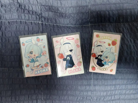 Blue Archive GS25 Collaboration Jelly Photocards 3 Types, Sold as a Set