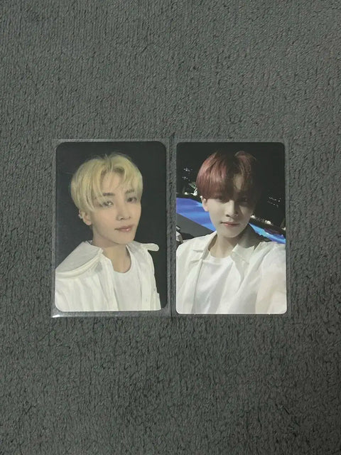 Seventeen Jeonghan Oh My! You Made My Dawn photocards, all together.