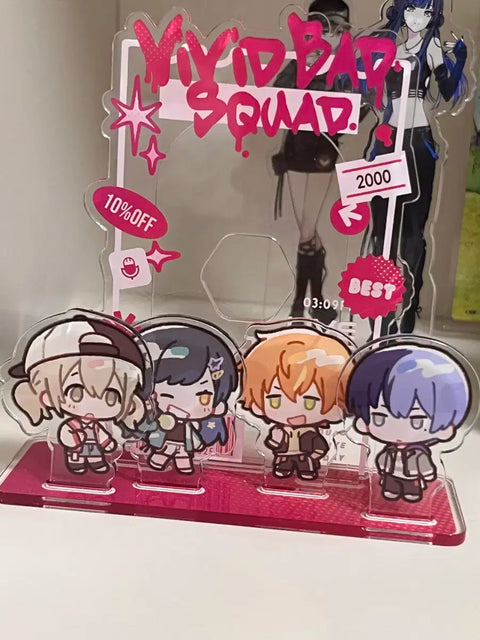 Project Sekai Vivid BAD SQUAD Photocard Holder Acrylic Stand Project Sekai