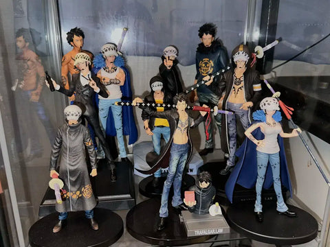 One Piece Trafalgar Law figures, all together.