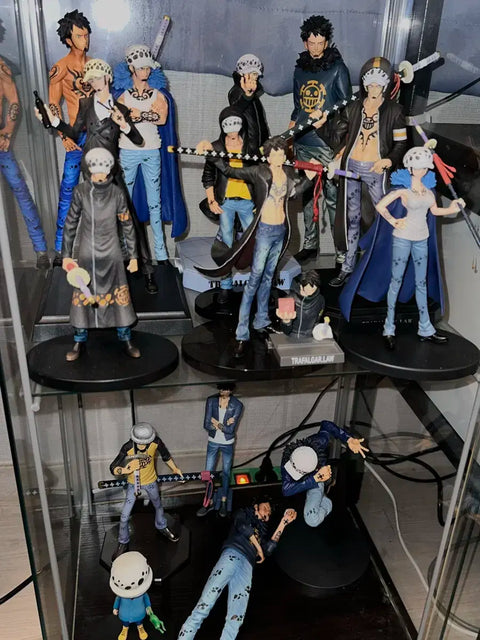 One Piece Trafalgar Law figures, all together.