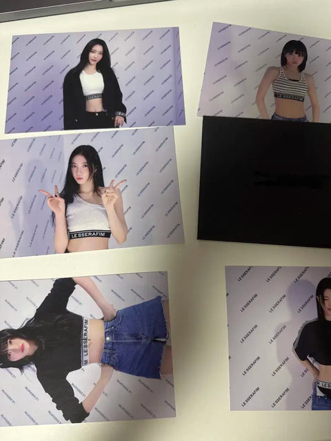 LE SSERAFIM Comeback Show UNFORGIVEN Postcard Set
