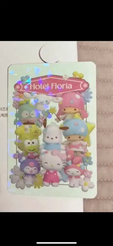 Sanrio Hotel Floria Hologram Group Photocard