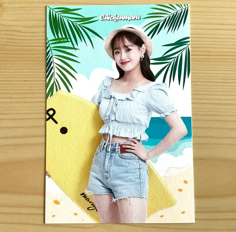 Chicken Maru Chuu Autographed Postcard Sale
