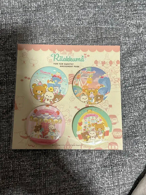 Rilakkuma can badge