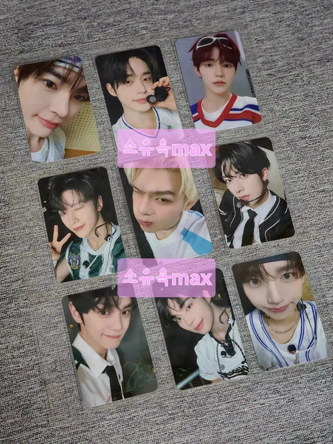 ZEROBASEONE Idol Star Athletics Championships reverse support photocard, ZEROBASEONE ZB1 poca