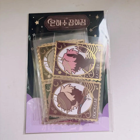 Sleepground Pixelly 10th Anniversary Pop-up Store Milky Way General Store Eun-jap Stamp Stickers