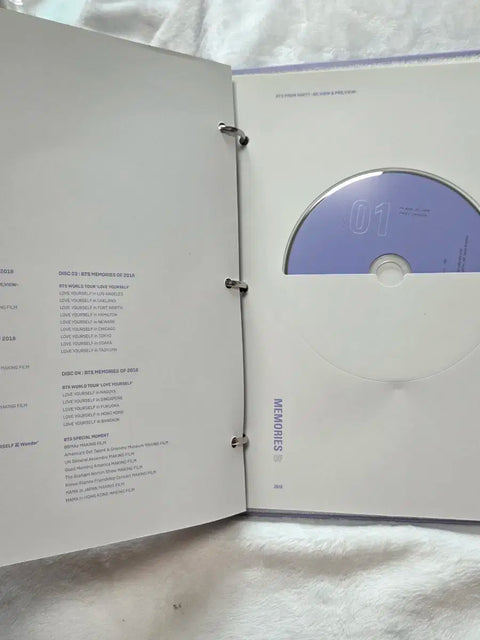 BTS Bangtan Boys 2018 Memories DVD Transfer