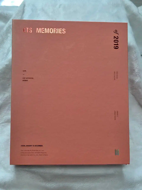 BTS Bangtan Boys 2019 Memories DVD transfer