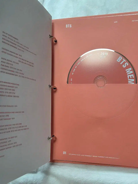 BTS Bangtan Boys 2019 Memories DVD transfer