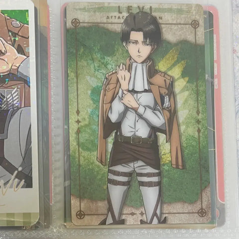 Attack on Titan Levi card
