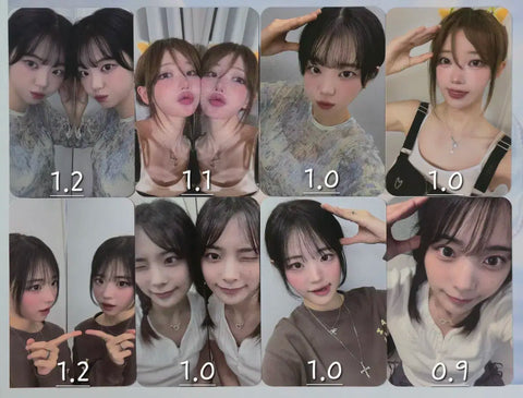 qwer K-pop store selling puppy mirror selfie photocard! Chodan Magenta Hina Siyeon