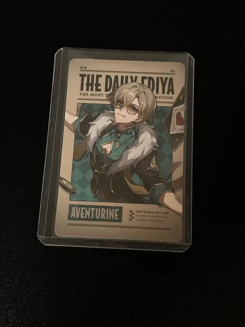Honkai Star Rail Aventurine Ediya Collaboration Photocard