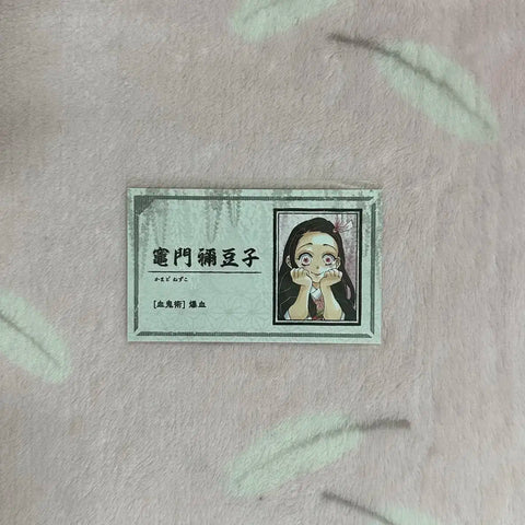 Demon Slayer Kimetsu no Yaiba Nezuko Jump Shop Original Art Business Card