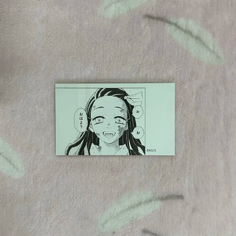 Demon Slayer Kimetsu no Yaiba Nezuko Jump Shop Original Art Business Card
