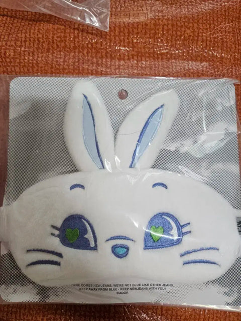 NewJeans Eye Mask White Authentic Line Friends
