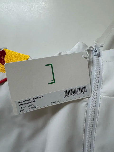T1 2024 Worlds Uniform 5-Star Jacket White New
