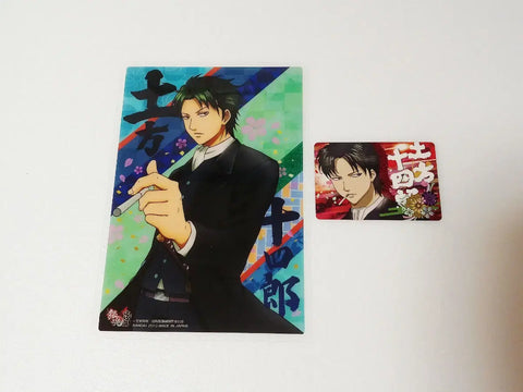 Gintama HaeYoung Hijikata Jumbo Card & Clear Card Bundle
