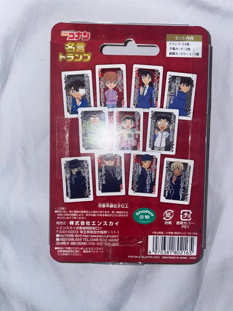 Conan character playing cards