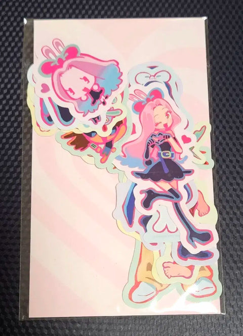 Ace Tate Rabbit Sculpture Sticker Miji Sua Ivan Til Luca HyunA