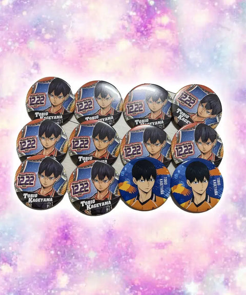 Haikyuu Kageyama badge lot