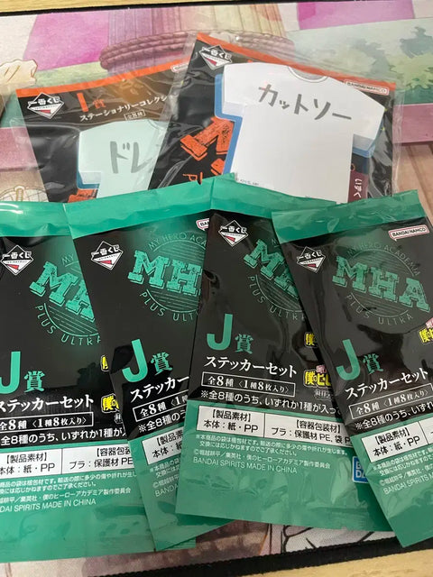Ichiban Kuji My Hero Academia Conflicting Ideals J Prize Sticker Pack