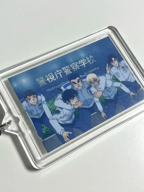 Conan) Police Academy friends unofficial printed keyring Amuro Toru Rei Hiromitsu Matsuda