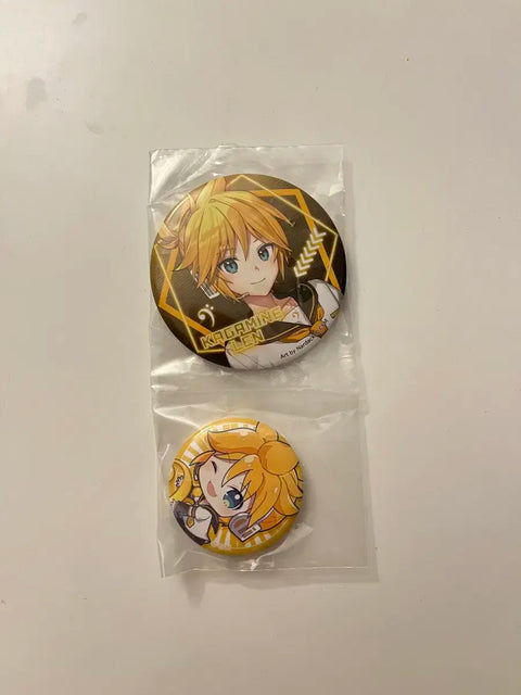 Convenience store Kuji Vocaloid Kagamine Len badge gacha
