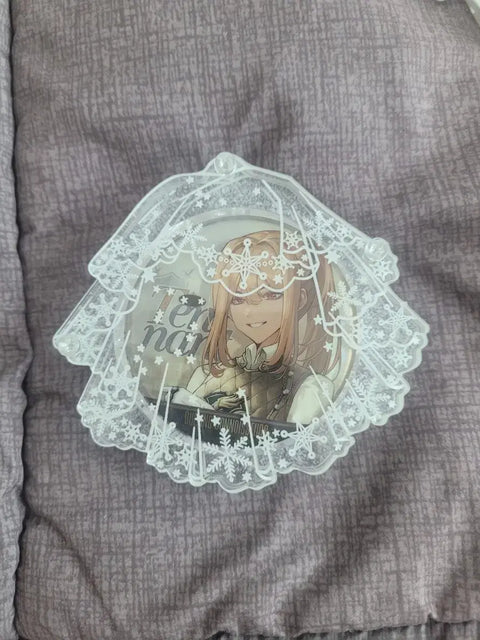 Acrylic can badge cover