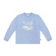 PLAVE Waypool Love Crewneck T-shirt Blue